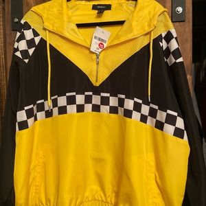 checkered windbreaker jacket